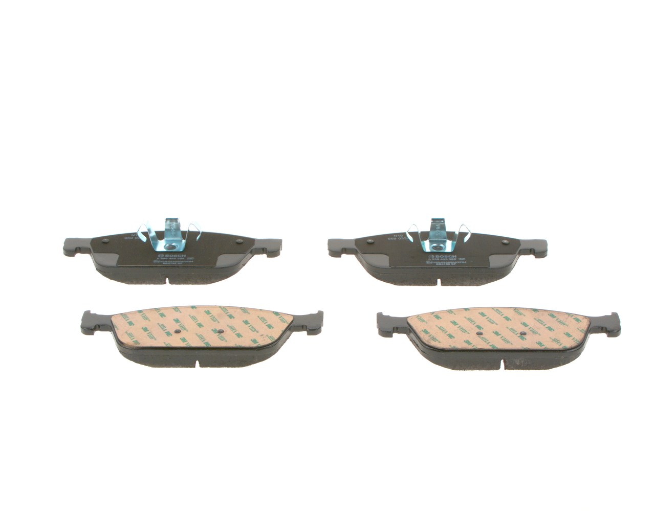 Brake Pad Set, disc brake - 0 986 495 388 BOSCH