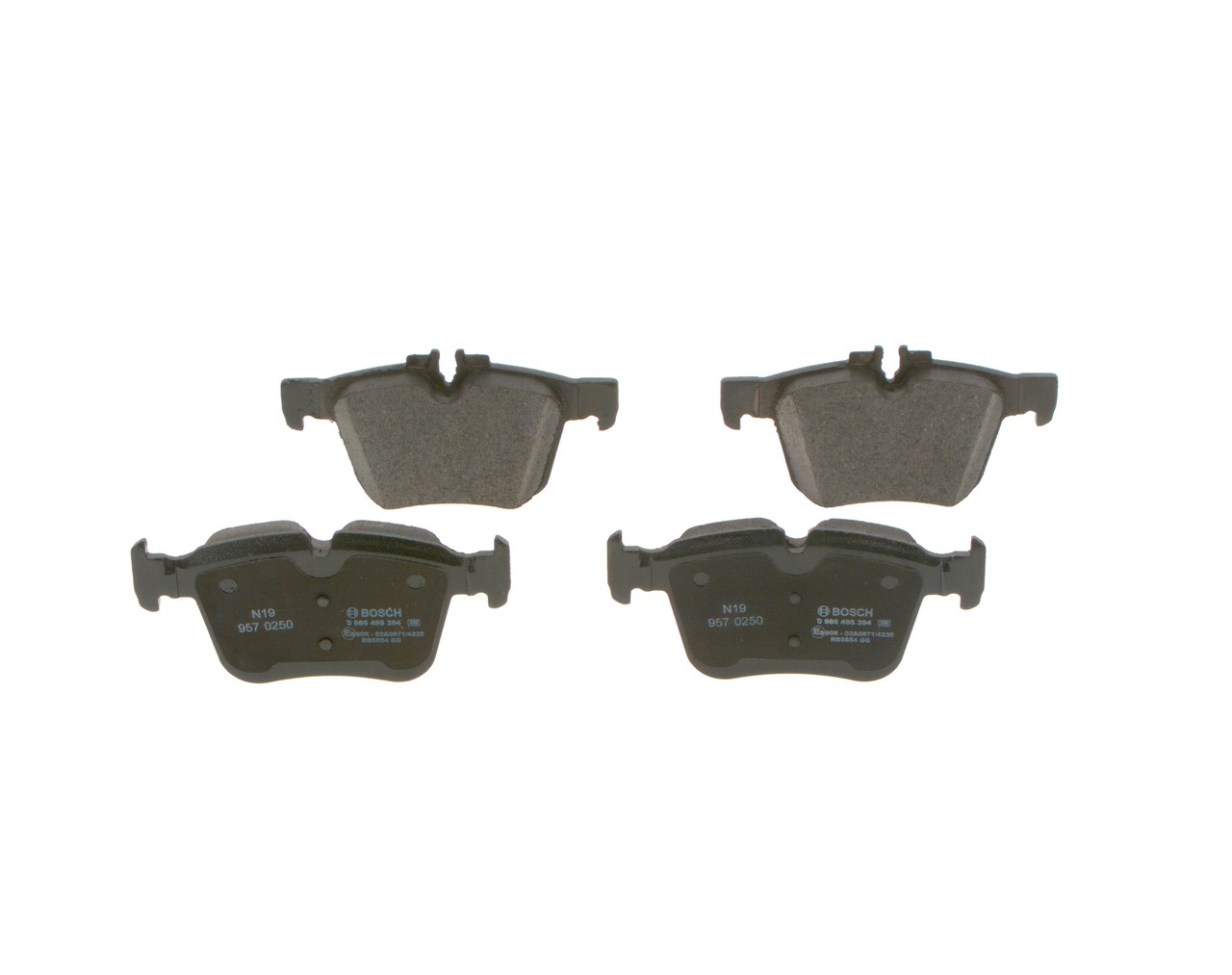 Brake Pad Set, disc brake - 0 986 495 394 BOSCH