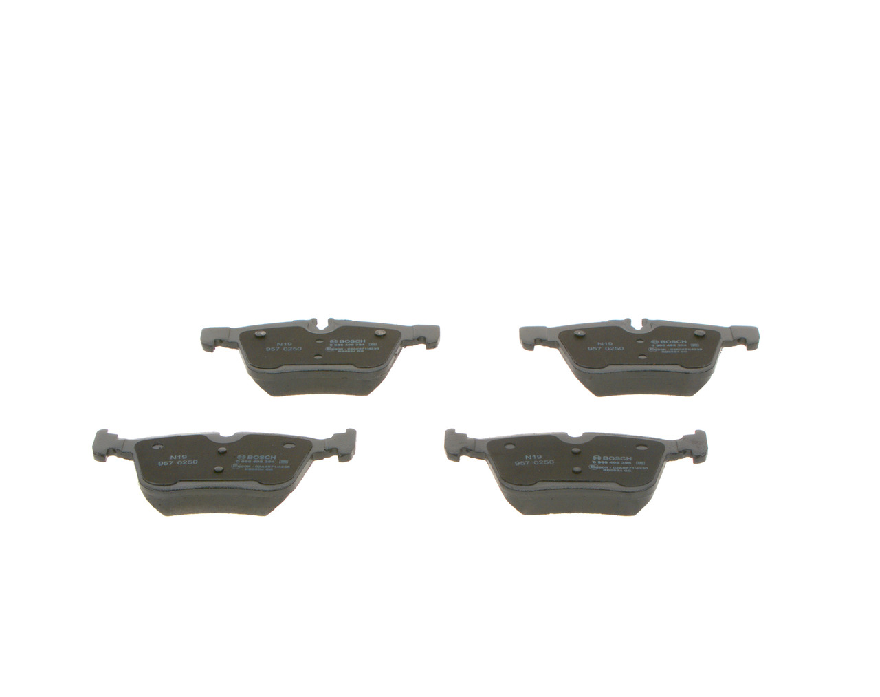 Brake Pad Set, disc brake - 0 986 495 394 BOSCH
