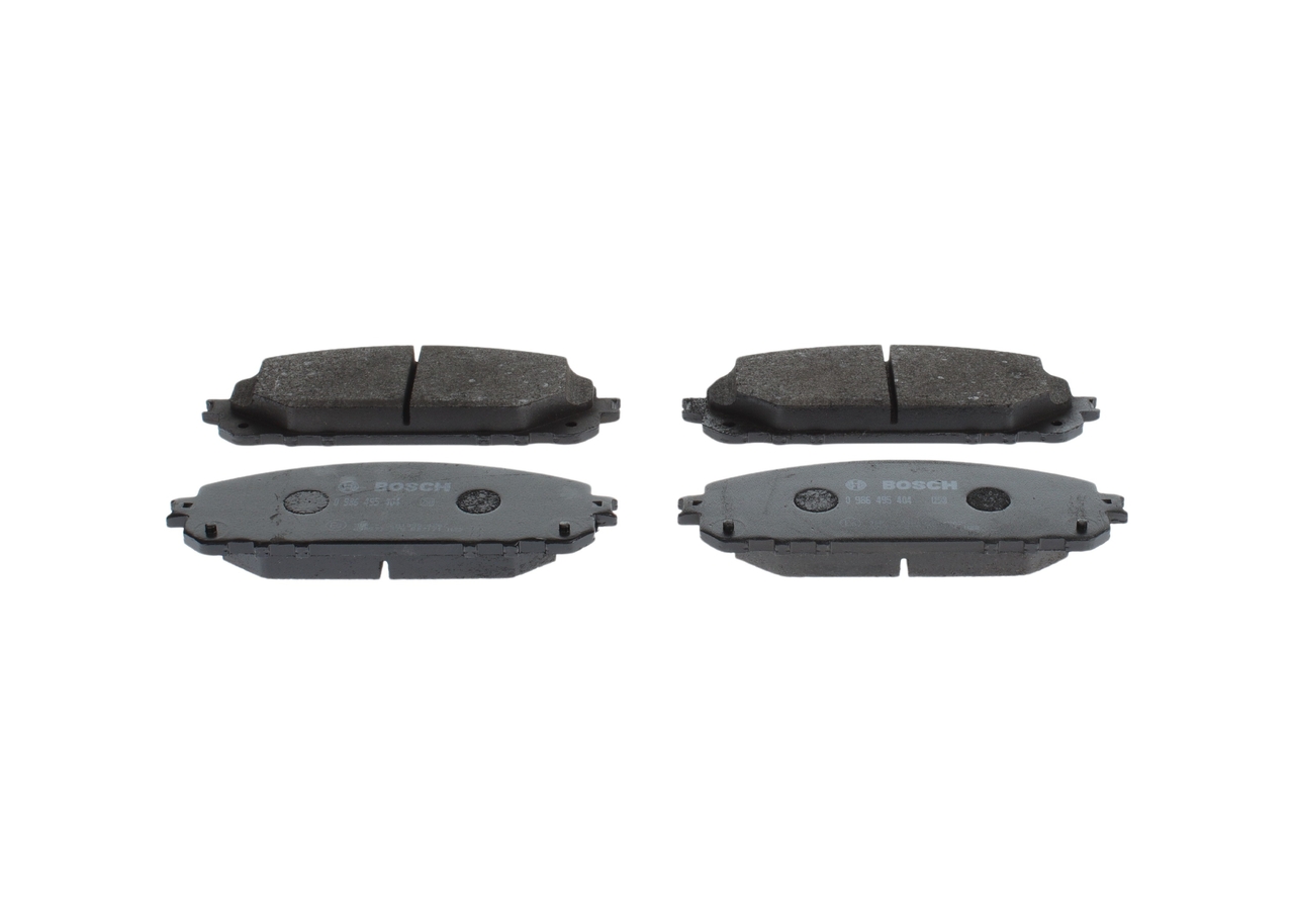 Комплект тормозных колодок, дисковый тормоз - 0 986 495 404 BOSCH