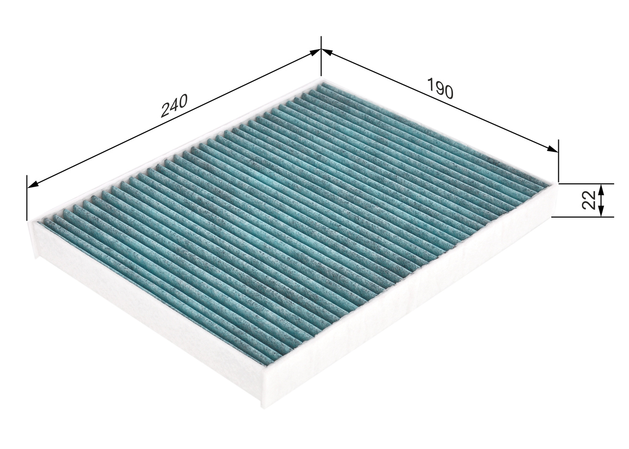 Filter, interior air - 0 986 628 507 BOSCH