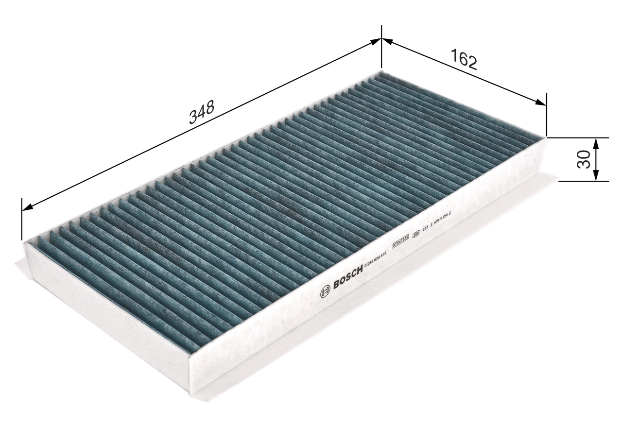 Filter, interior air - 0 986 628 516 BOSCH
