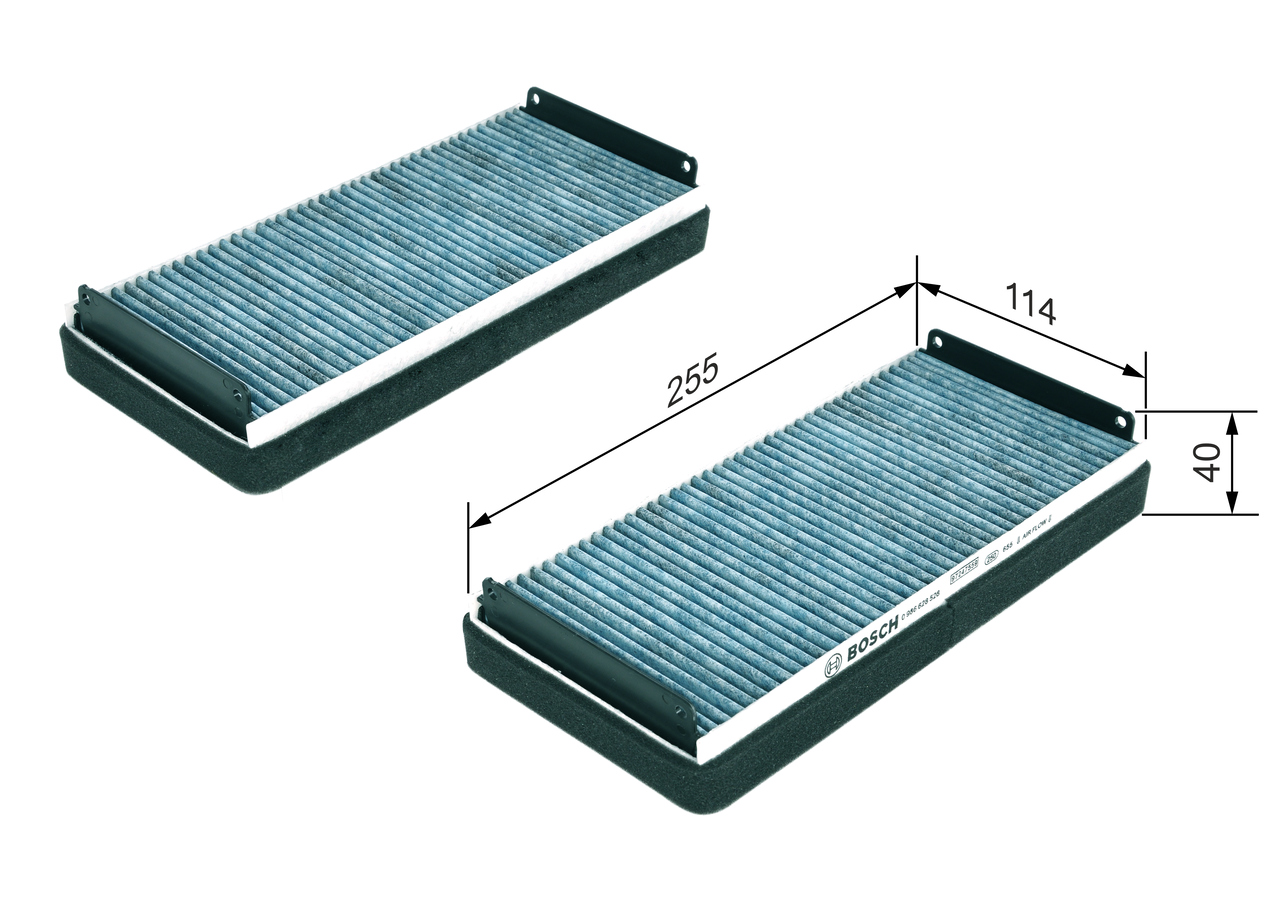 Filter, interior air - 0 986 628 528 BOSCH
