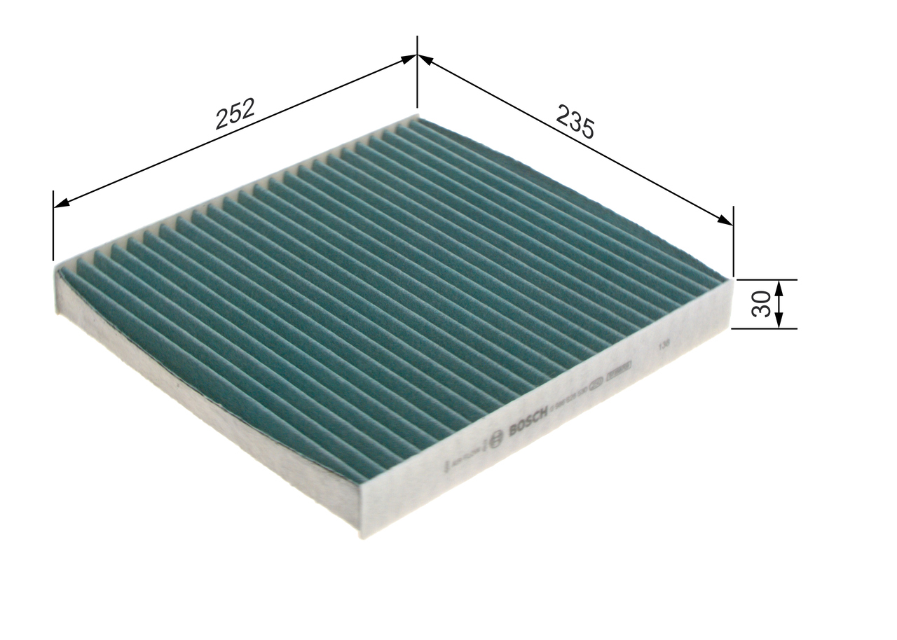 Filter, interior air - 0 986 628 530 BOSCH