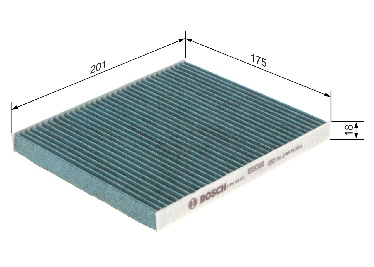 Filter, interior air - 0 986 628 541 BOSCH