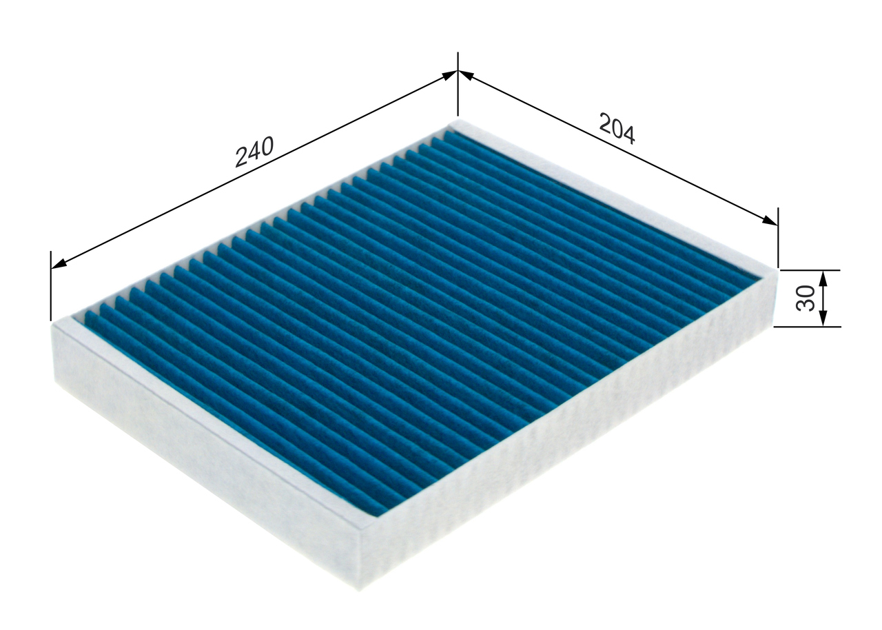 Filtro, Aria abitacolo - 0 986 628 573 BOSCH