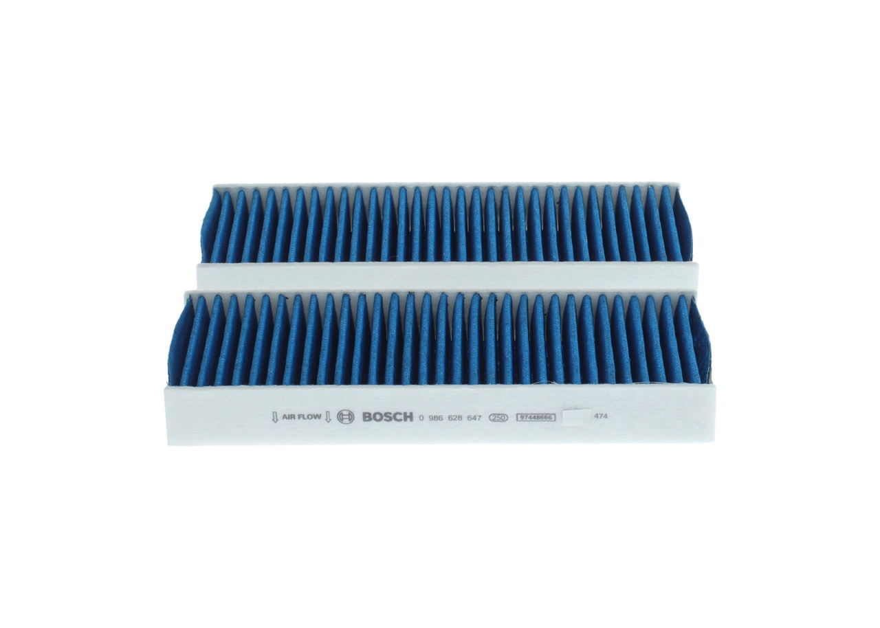 Filter, interior air - 0 986 628 647 BOSCH