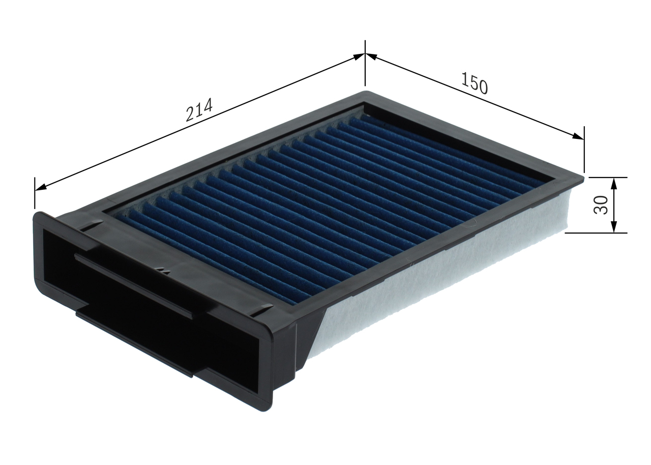 Filtro, Aria abitacolo - 0 986 628 652 BOSCH