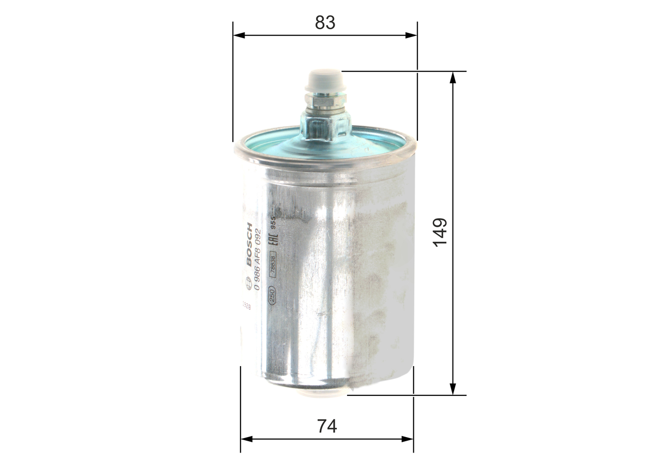 Fuel filter - 0 986 AF8 092 BOSCH