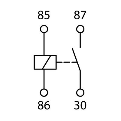 Relay, main current - 0 986 AH0 080 BOSCH