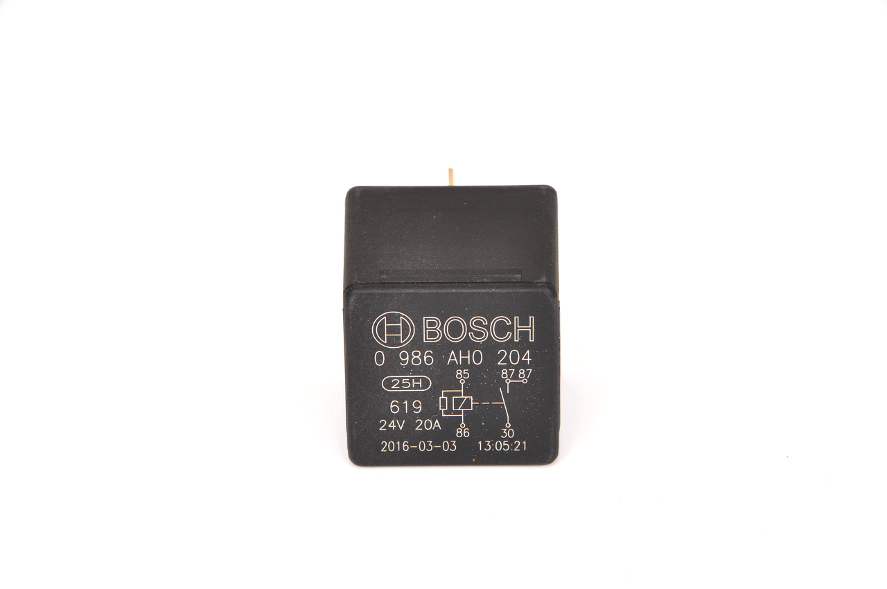 relė, pagrindinė srovė - 0 986 AH0 204 BOSCH