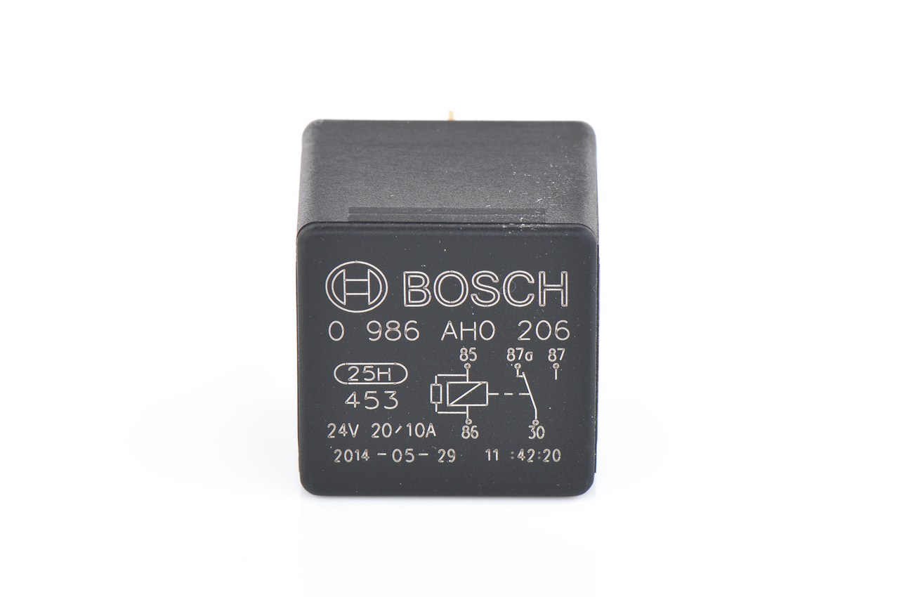 Relè, Corrente di lavoro - 0 986 AH0 206 BOSCH