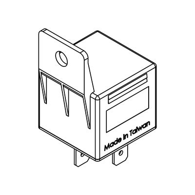 Relay, main current - 0 986 AH0 250 BOSCH