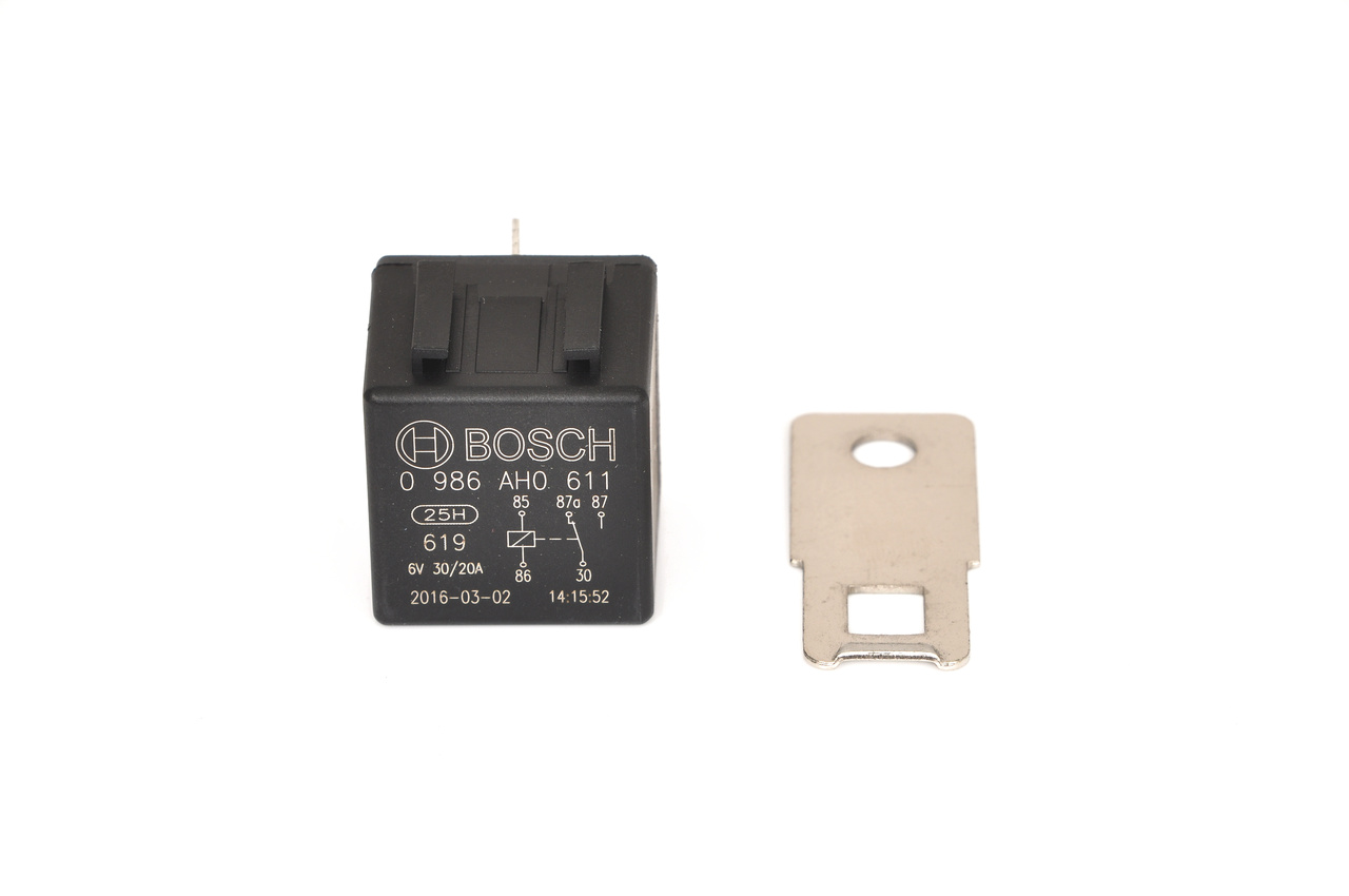 Relay, main current - 0 986 AH0 611 BOSCH