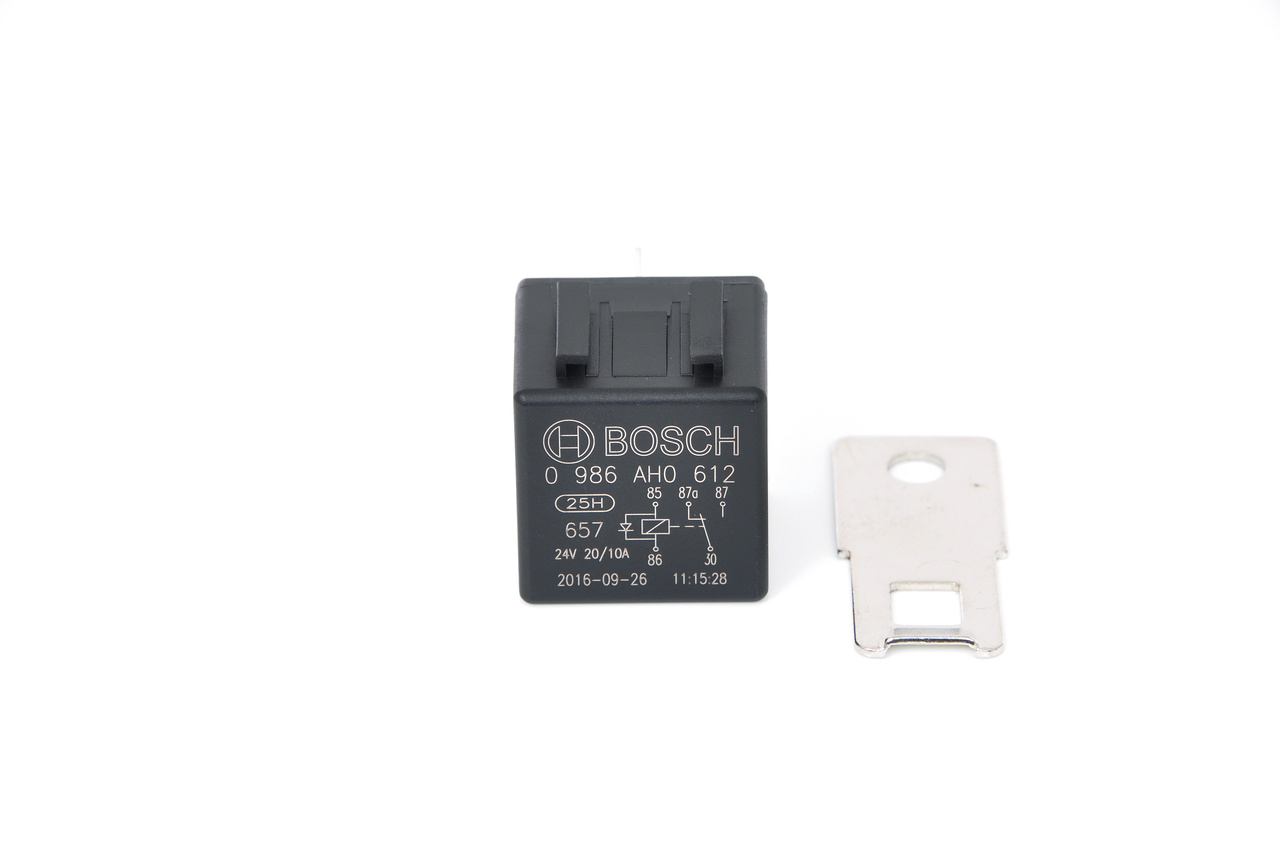 Relè, Corrente di lavoro - 0 986 AH0 612 BOSCH