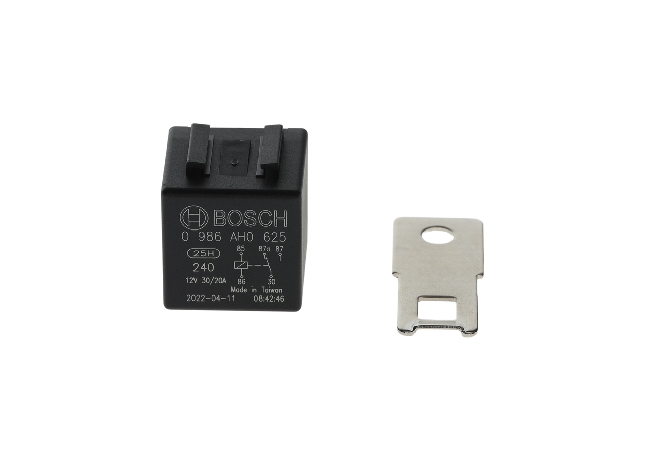 relė, pagrindinė srovė - 0 986 AH0 625 BOSCH