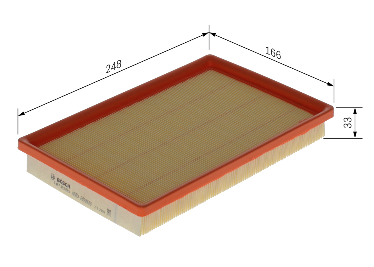Filtro aria - 1 457 433 685 BOSCH