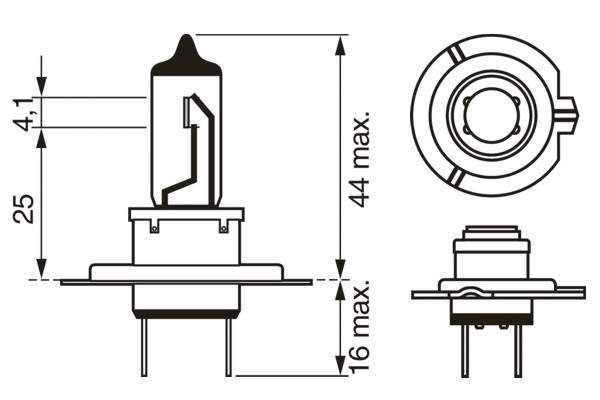 lemputė, prožektorius - 1 987 302 071 BOSCH
