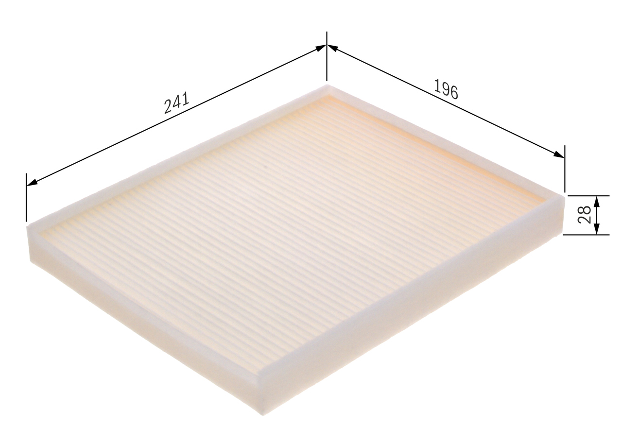 Filter, interior air - 1 987 435 159 BOSCH