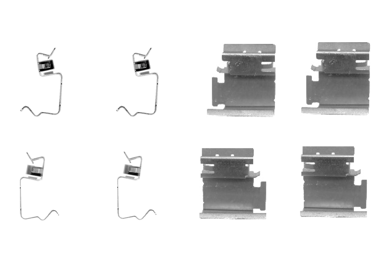 Accessory Kit, disc brake pad - 1 987 474 311 BOSCH