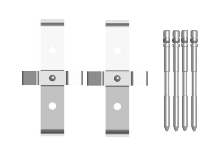 Accessory Kit, disc brake pad - 1 987 474 440 BOSCH