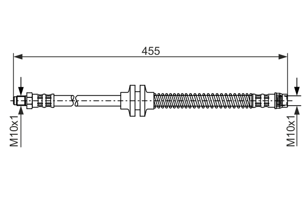 Brake Hose - 1 987 476 126 BOSCH