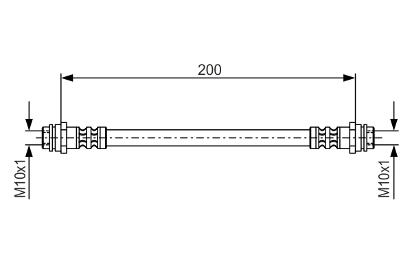 stabdžių žarnelė - 1 987 476 946 BOSCH