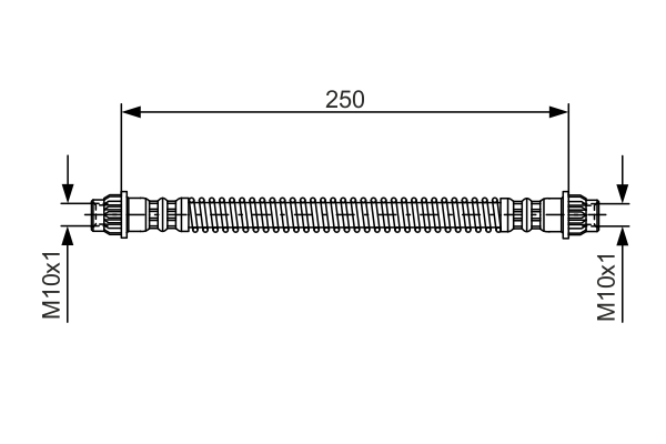 Bremsschlauch - 1 987 476 947 BOSCH