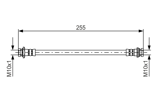 Brake Hose - 1 987 481 402 BOSCH