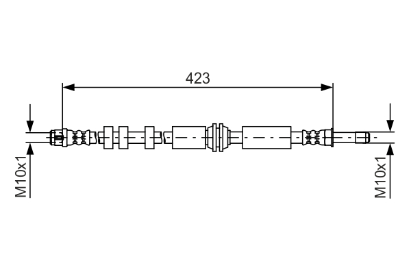 Brake Hose - 1 987 481 601 BOSCH