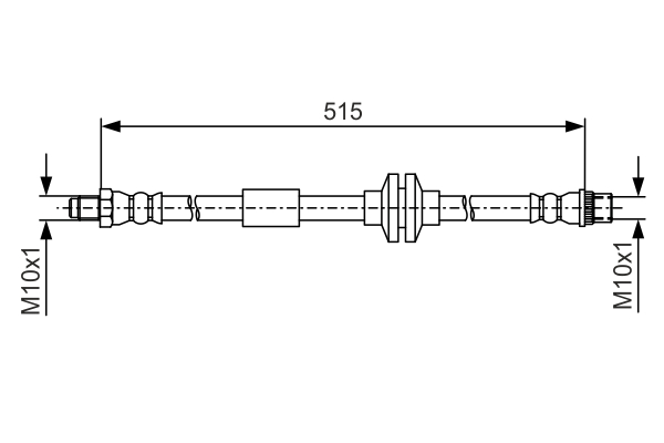 Brake Hose - 1 987 481 A16 BOSCH