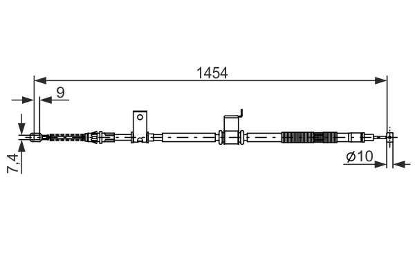 Cable, parking brake - 1 987 482 294 BOSCH