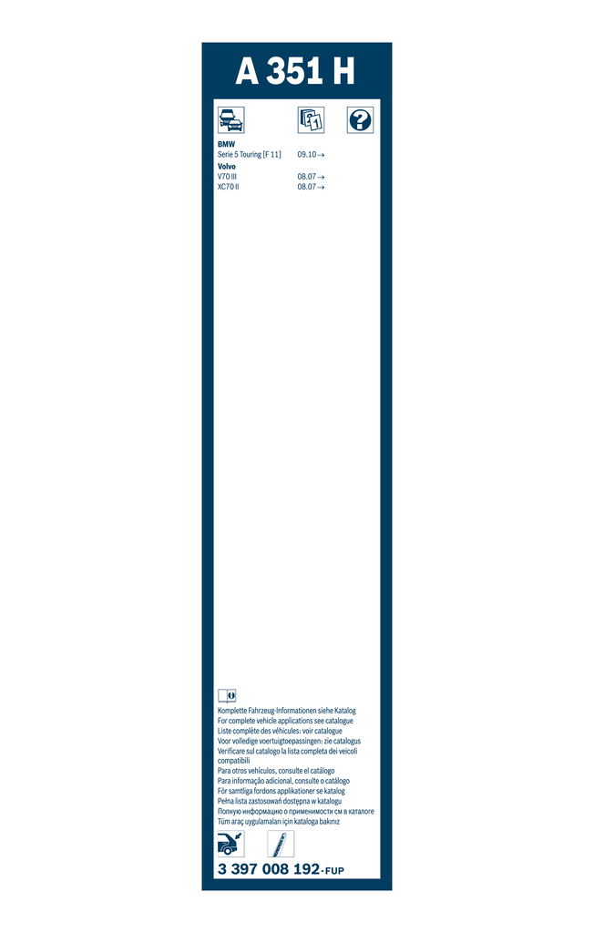 Wiper Blade - 3 397 008 192 BOSCH