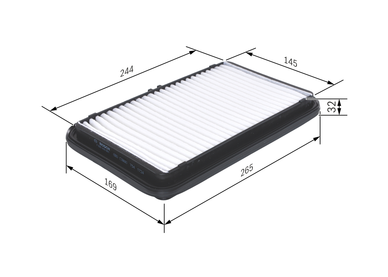 Air Filter - F 026 400 001 BOSCH