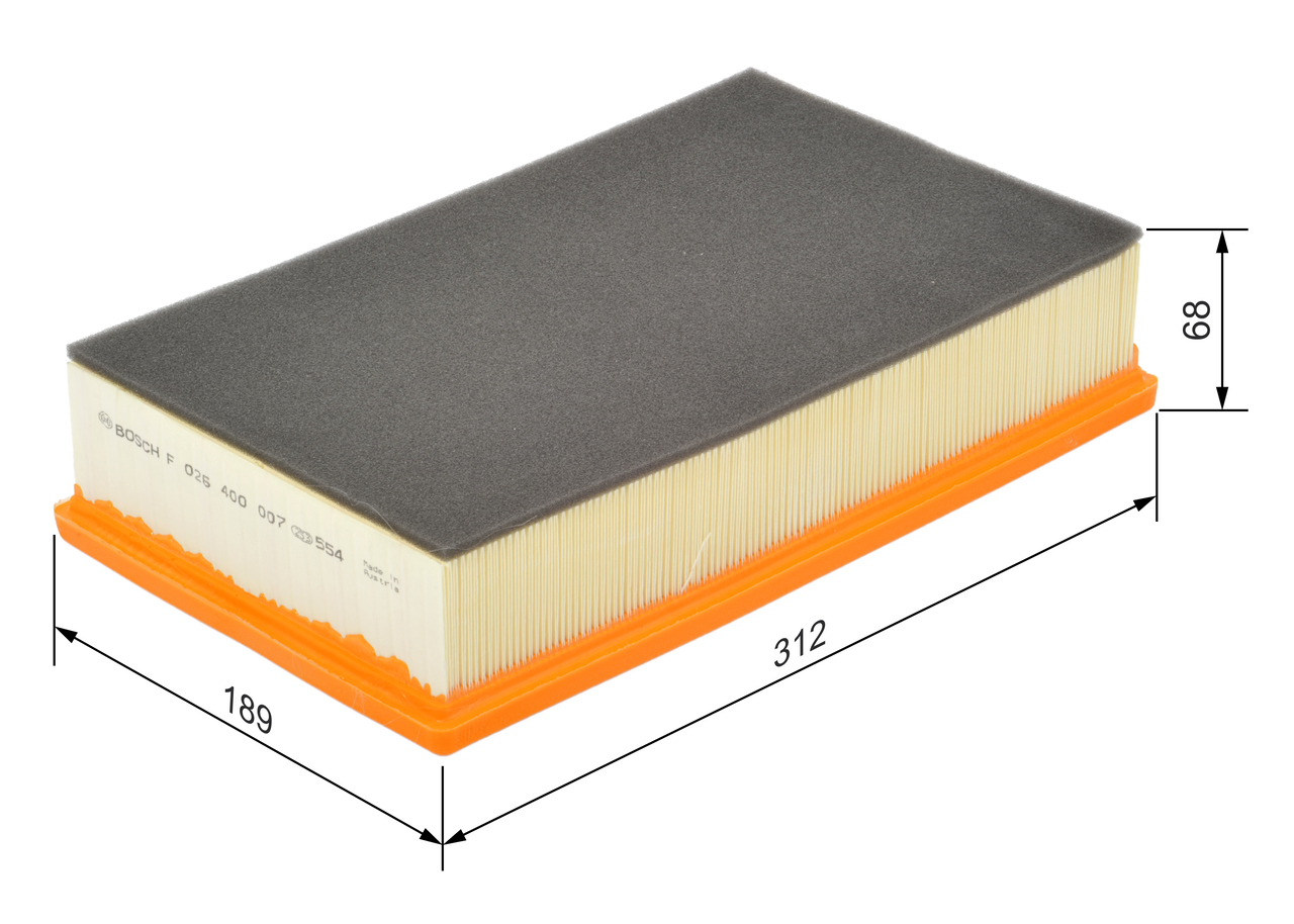 Air Filter - F 026 400 007 BOSCH