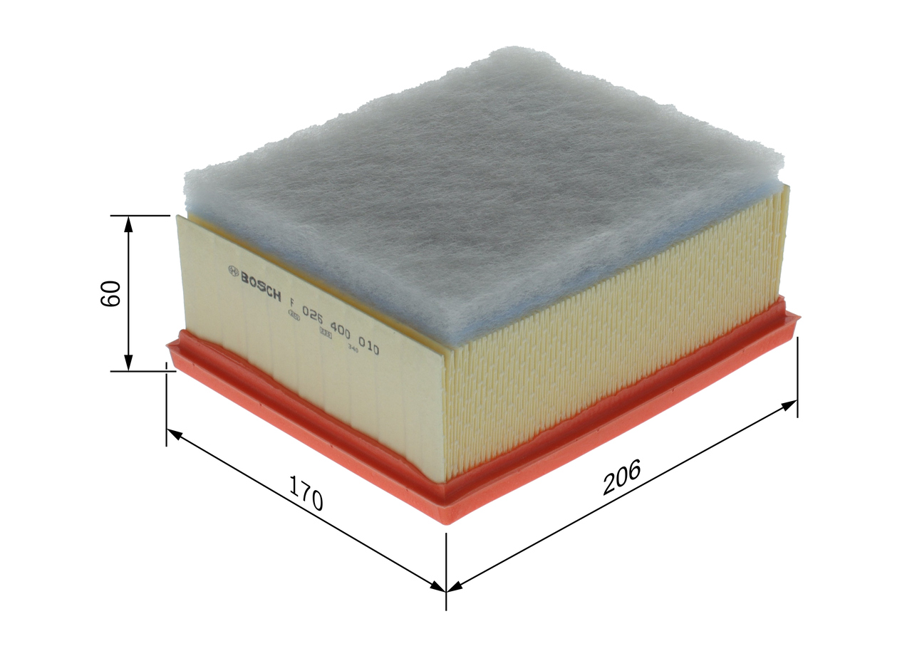 Air Filter - F 026 400 010 BOSCH