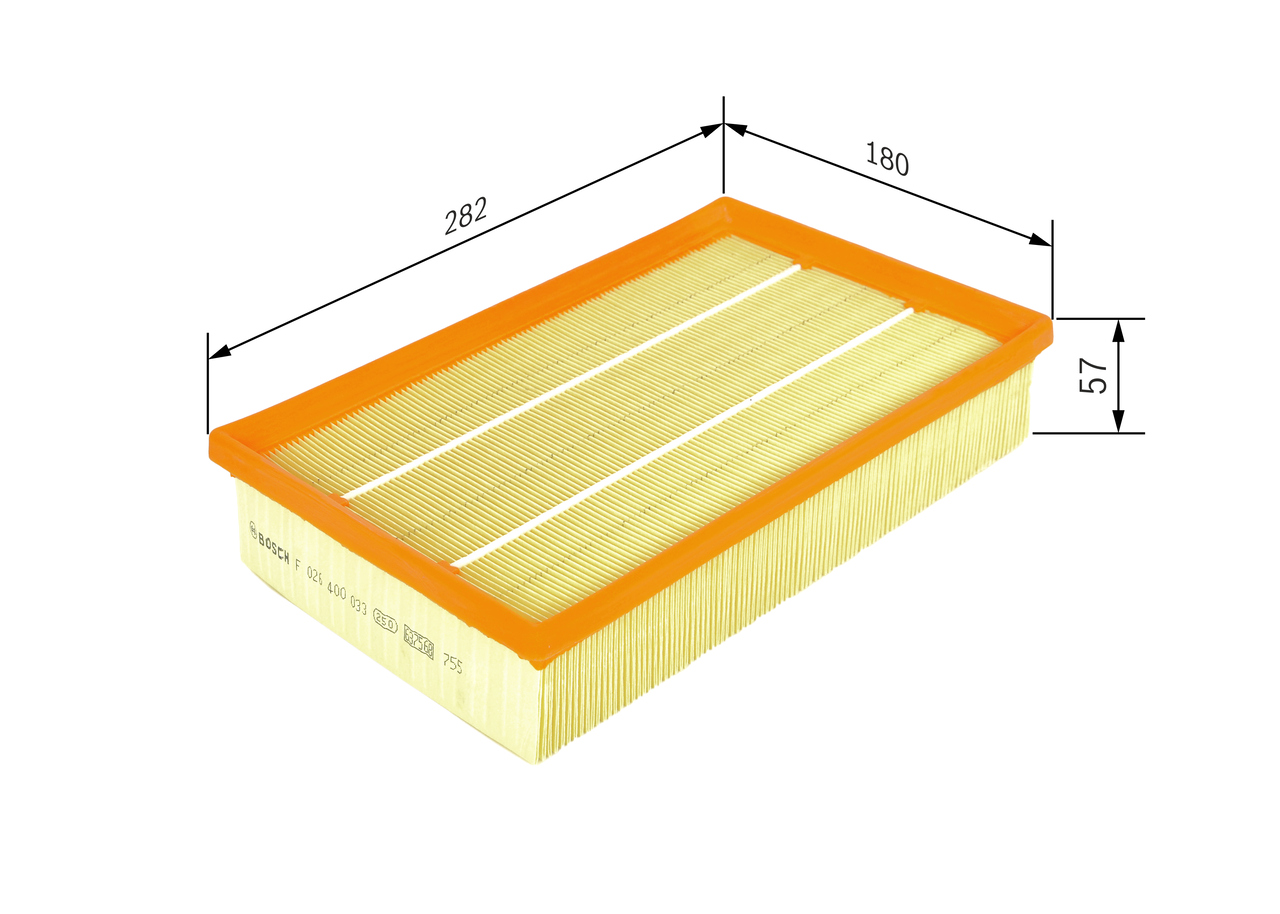 Air Filter - F 026 400 033 BOSCH