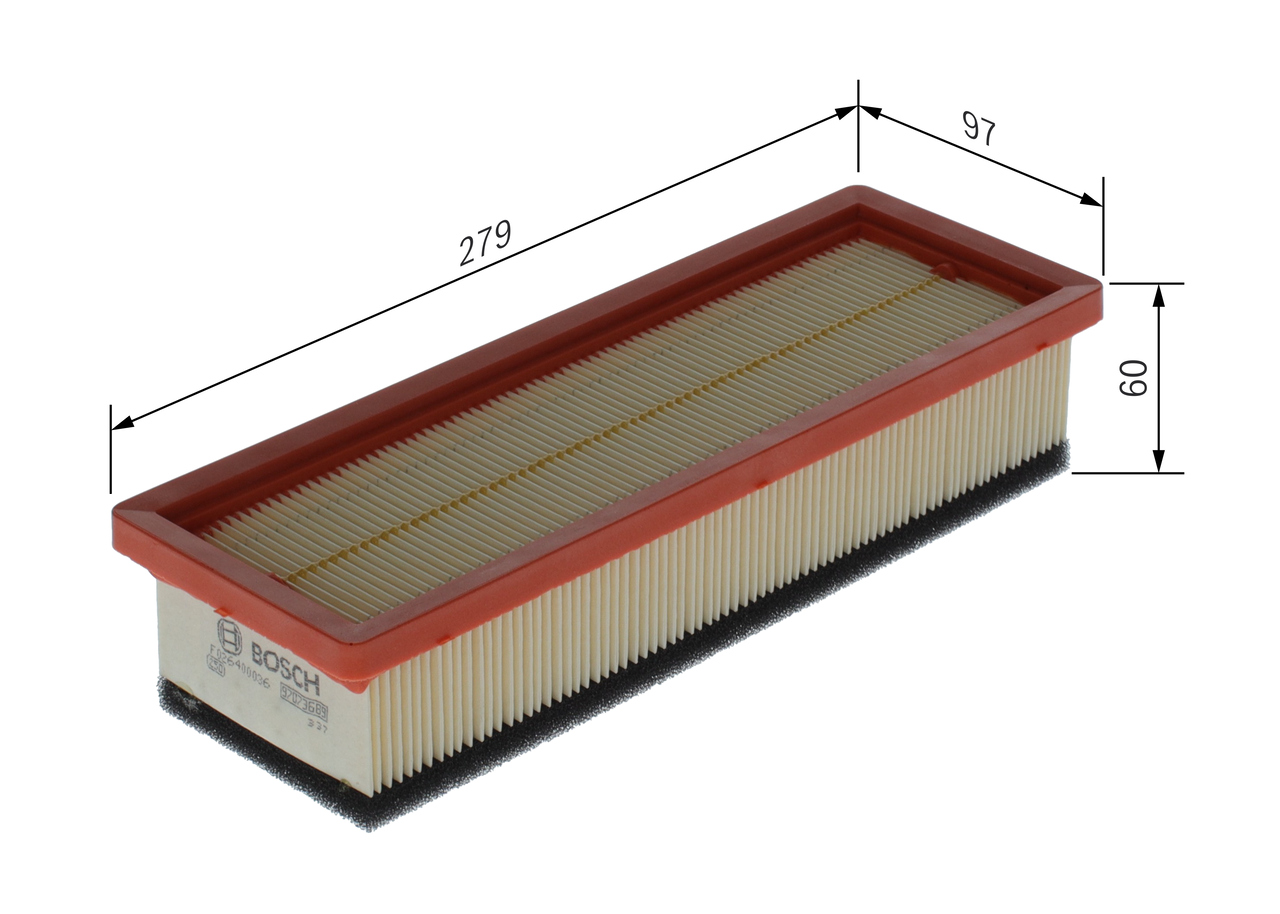 Filtro aria - F 026 400 036 BOSCH