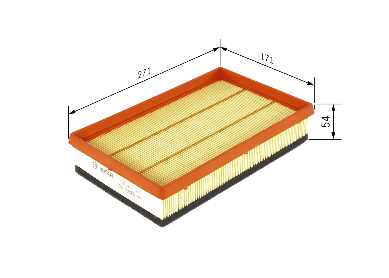 Air Filter - F 026 400 041 BOSCH