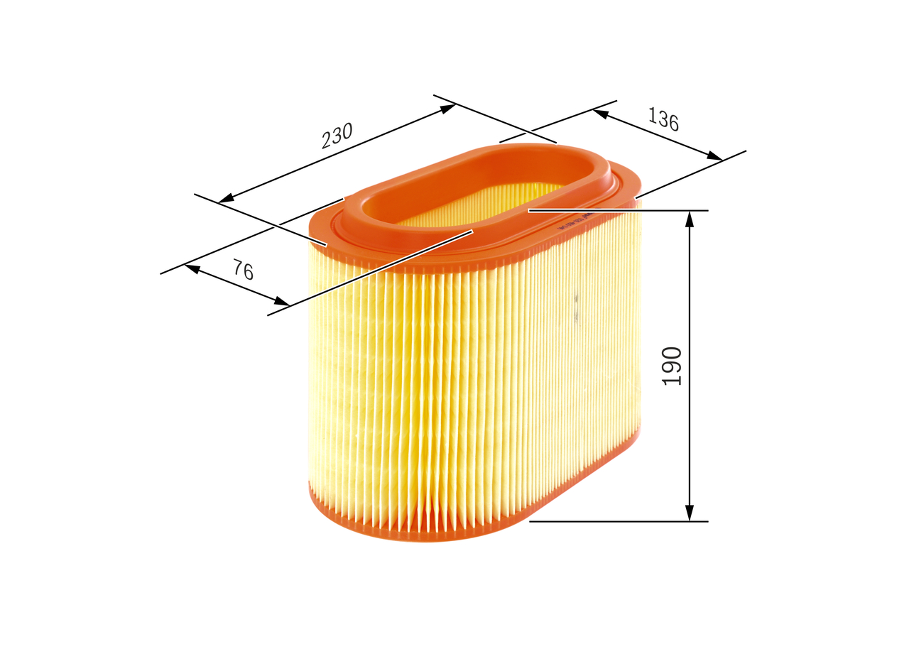 Air Filter - F 026 400 046 BOSCH
