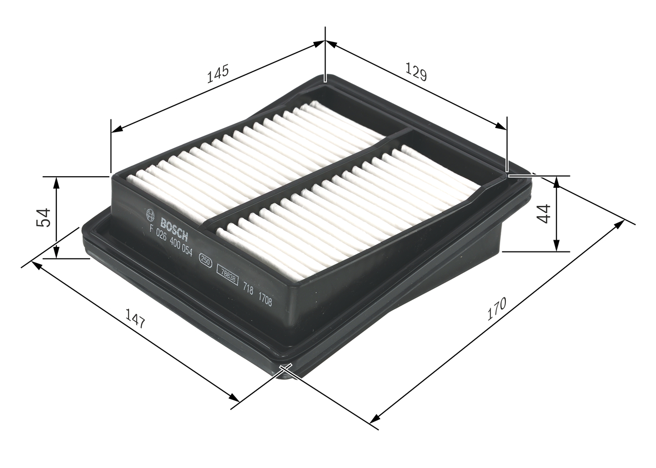 Air Filter - F 026 400 054 BOSCH