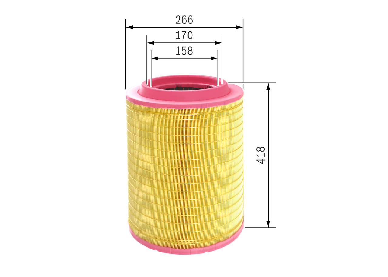 Air Filter - F 026 400 072 BOSCH