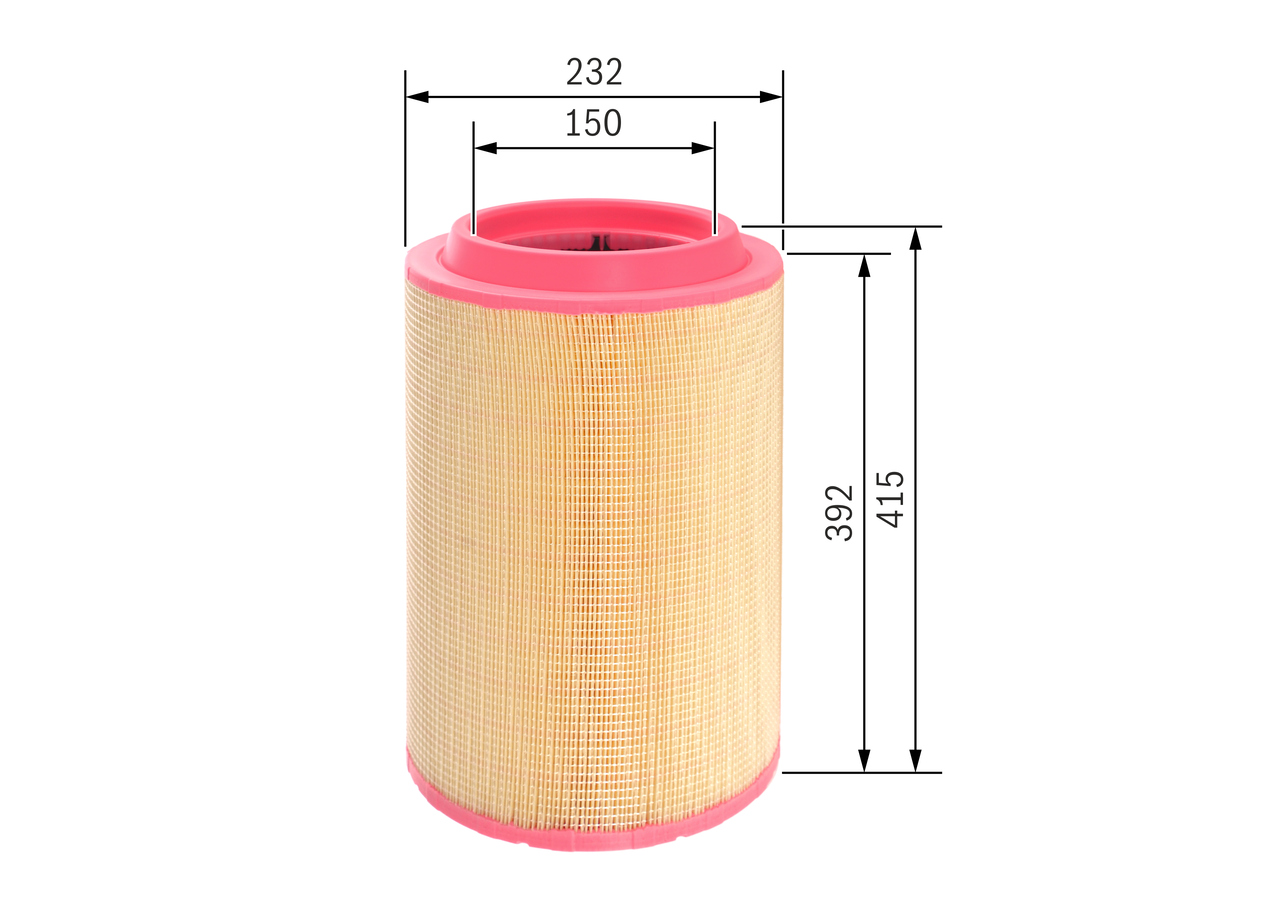 Air Filter - F 026 400 073 BOSCH