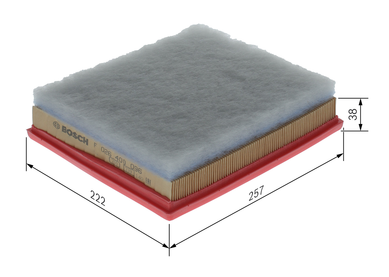 Air Filter - F 026 400 096 BOSCH