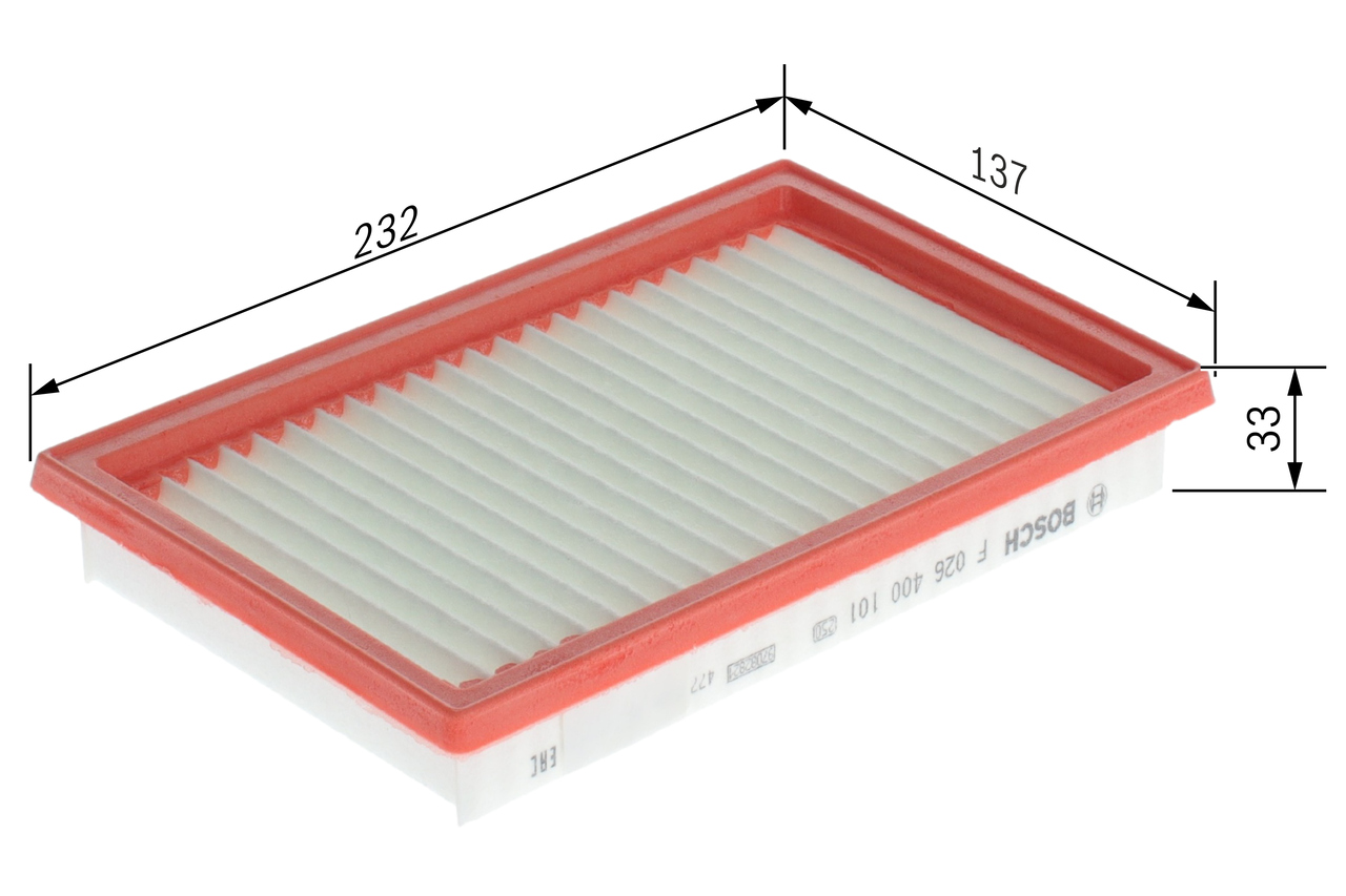 Air Filter - F 026 400 101 BOSCH