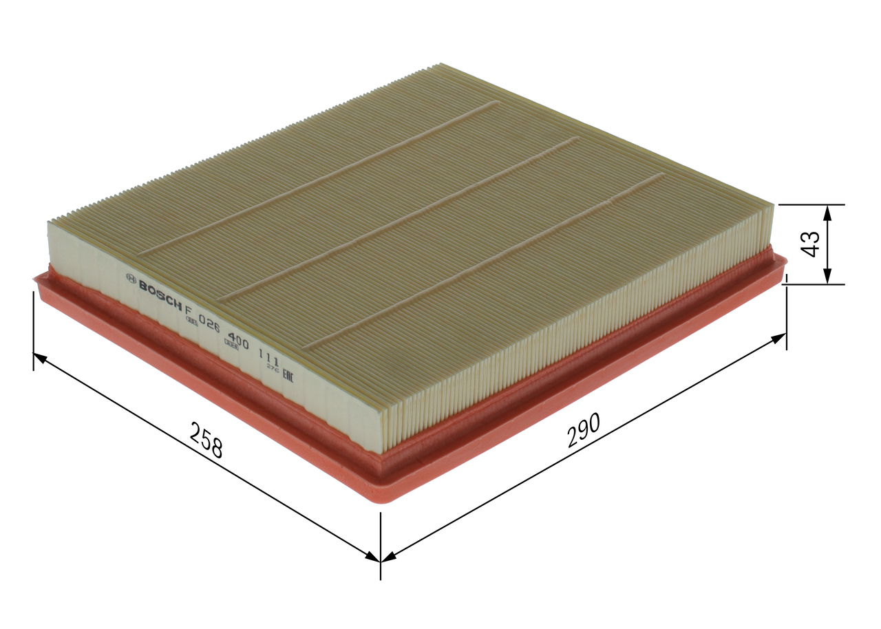 Filtro aria - F 026 400 111 BOSCH