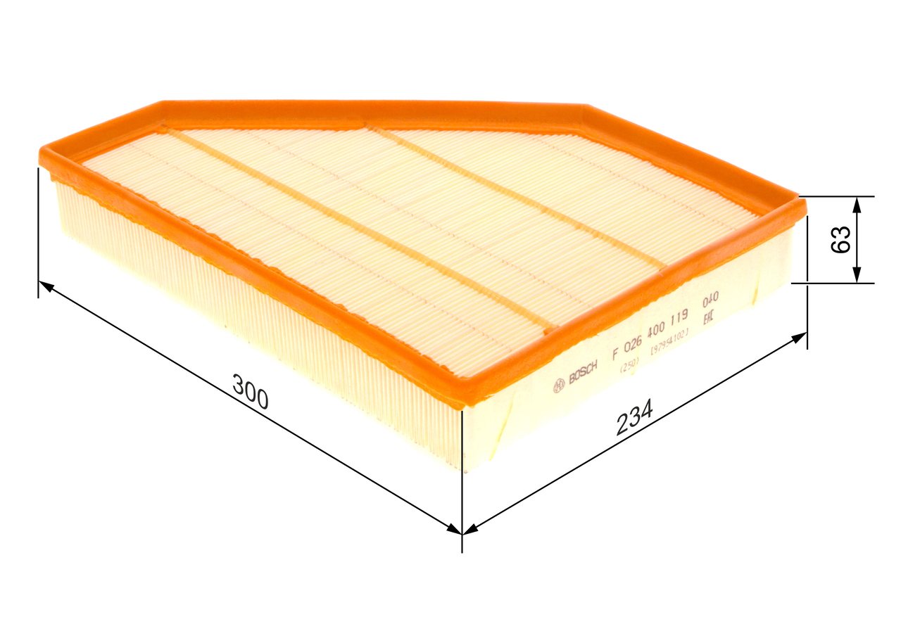 Air Filter - F 026 400 119 BOSCH