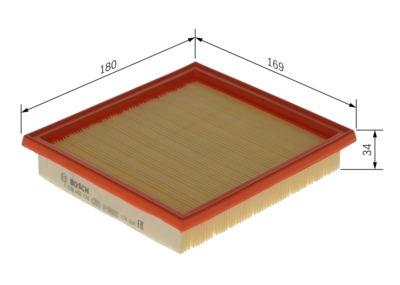 Air Filter - F 026 400 130 BOSCH
