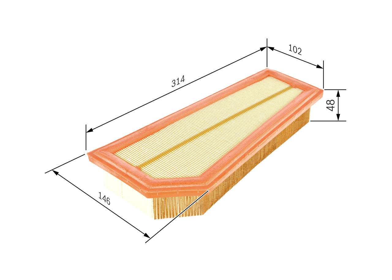 Air Filter - F 026 400 134 BOSCH