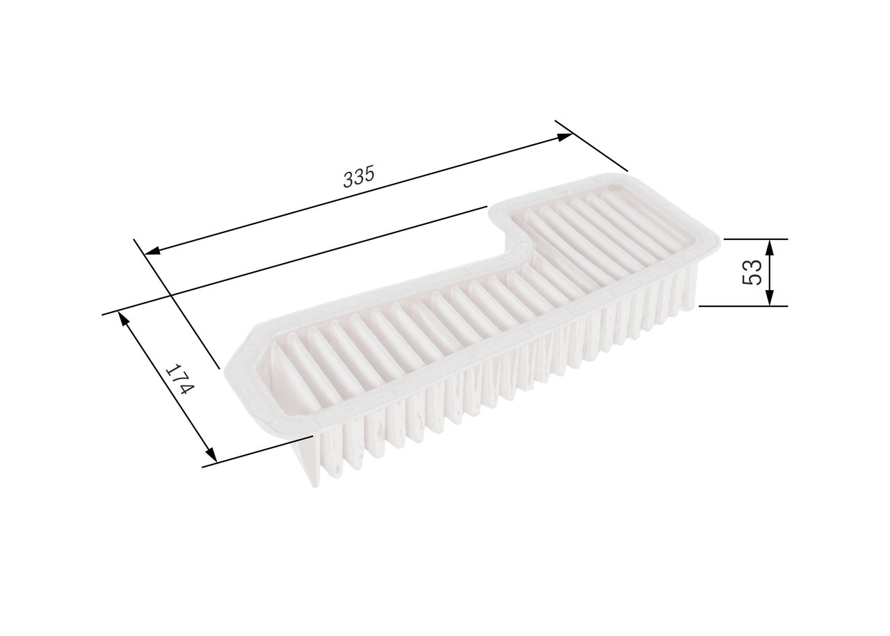 Air Filter - F 026 400 158 BOSCH